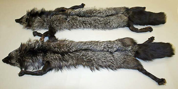 Accessory set, fur (fox), Swedish 