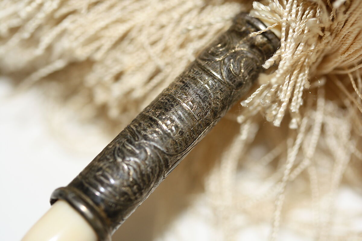 Parasol, silk, metal, horn, French