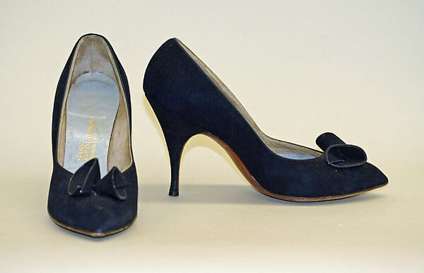 Pumps, Saks Fifth Avenue (American, founded 1924), leather, American 