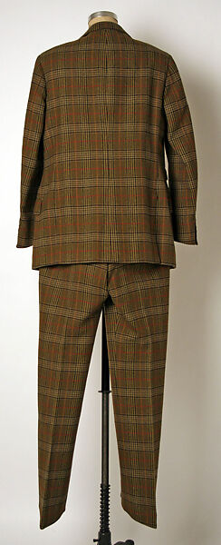 Suit, wool, synthetic fiber, British