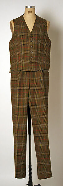 Suit, wool, synthetic fiber, British