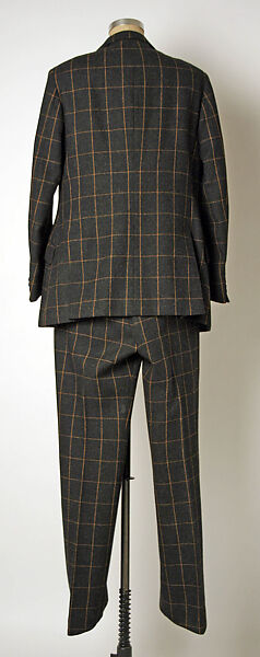 Suit, wool, synthetic fiber, British