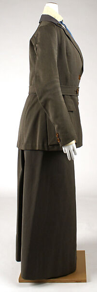 Uniform, (a, b, e) wool, (c) cotton, (d) viscose, French