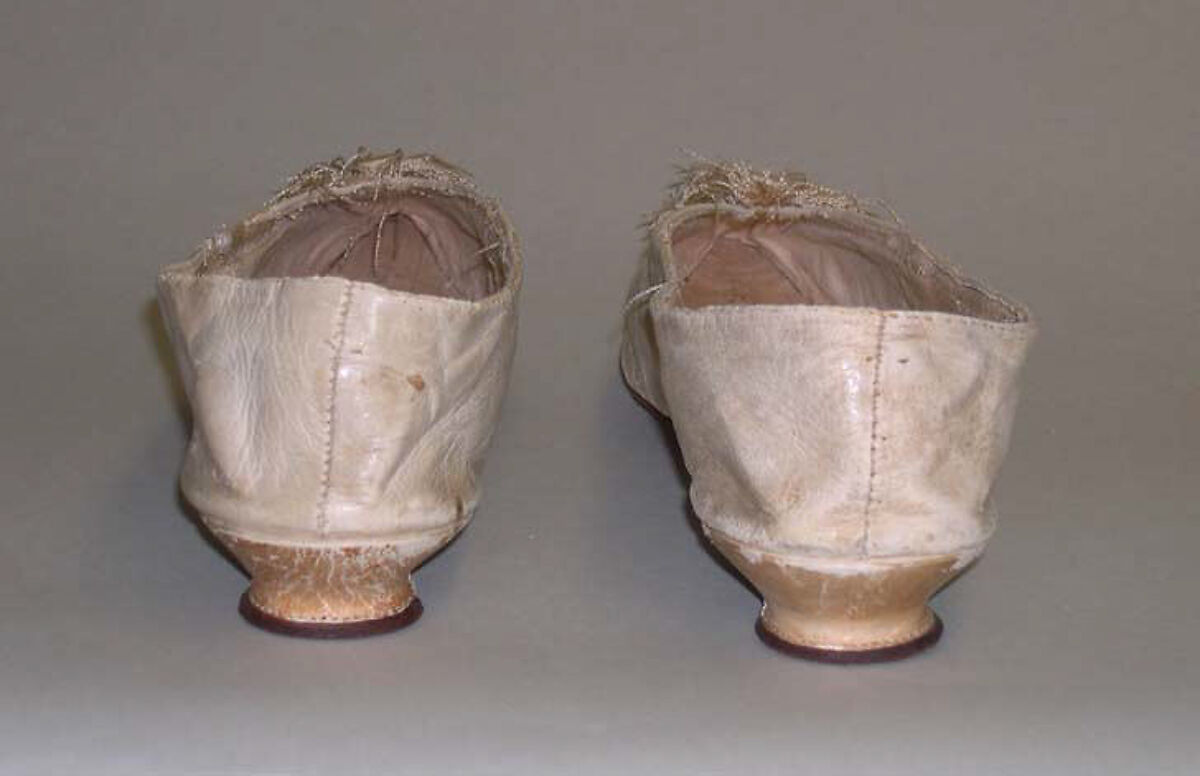 Wedding slippers, leather, British