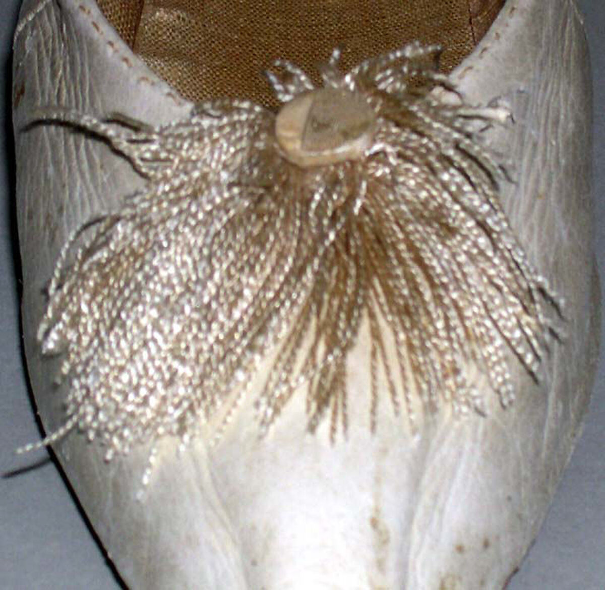 Wedding slippers, leather, British