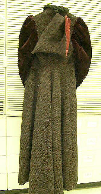 Coat, wool, silk, Persian lamb, American