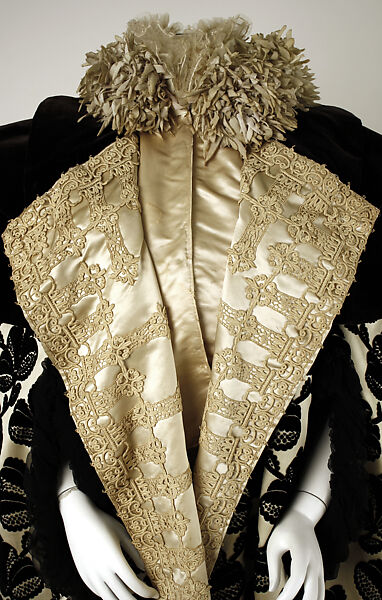Evening mantle, House of Worth (French, 1858–1956), silk, French