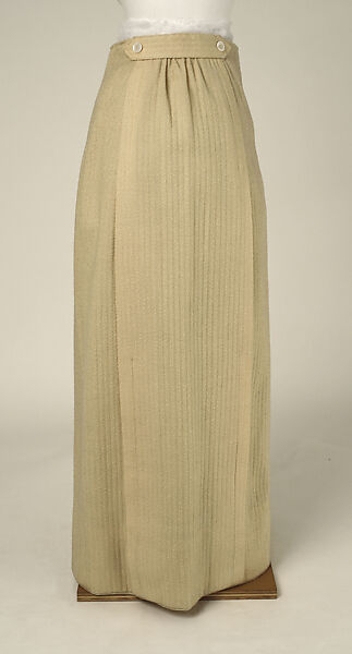Skirt, wool, American