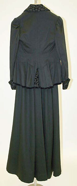 Riding habit, Jeanne Hallée (French, 1870–1924), wool, silk, French