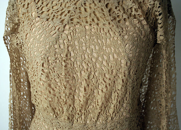 Evening dress, Edward Molyneux (French (born England), London 1891–1974 Monte Carlo), rayon, French