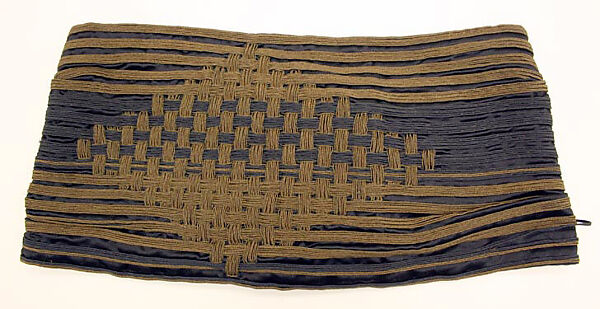 Belt, silk, plastic, American or European