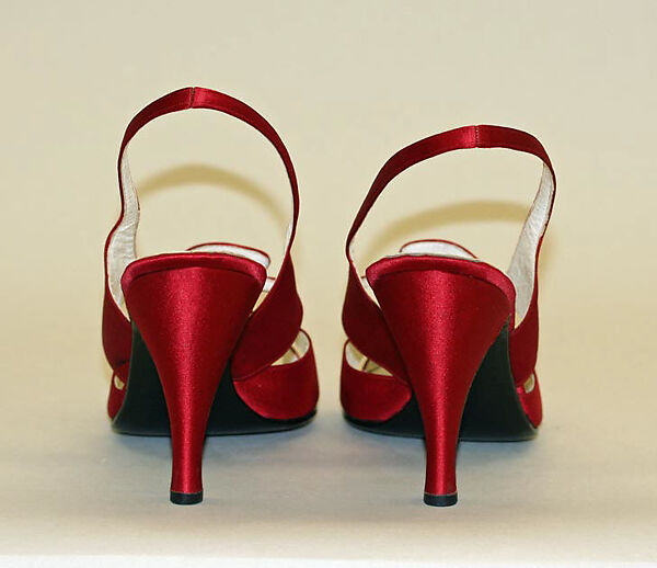 Evening sandals, leather, Italian