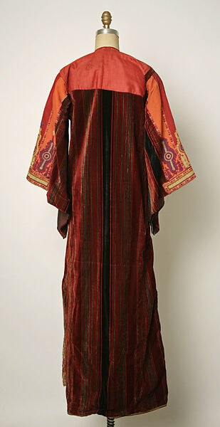 Wedding Dress, Cotton, silk; embroidered