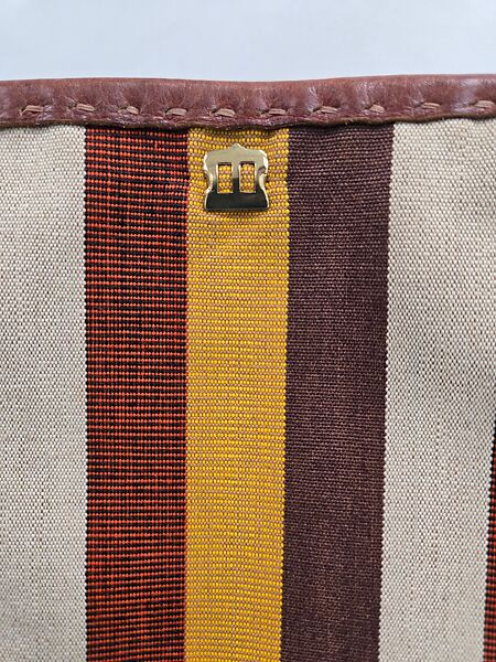 Bag, Phelps (American, founded 1940), cotton, leather, American