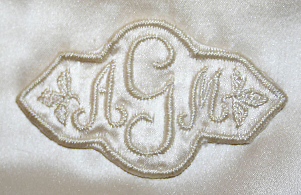 Cape, fur (ermine), silk, American or European