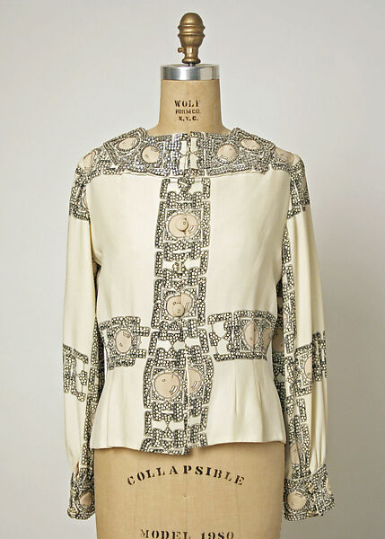 Evening pajamas, Donald Brooks (American, New Haven, Connecticut 1928–2005 Stony Brook, New York), silk, glass, metal, American