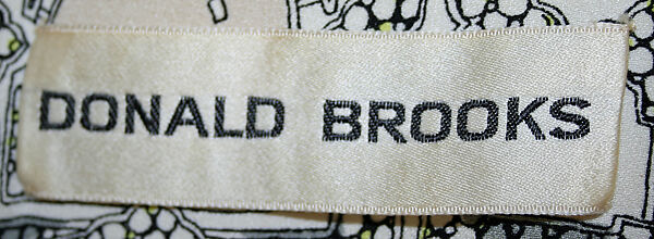 Evening pajamas, Donald Brooks (American, New Haven, Connecticut 1928–2005 Stony Brook, New York), silk, glass, metal, American