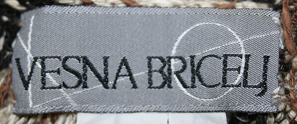 Sweater, Vesna Bricelj, linen, cotton, American