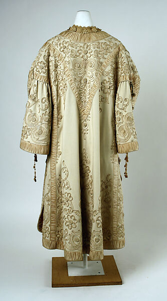 Opera coat, wool, silk, probably European