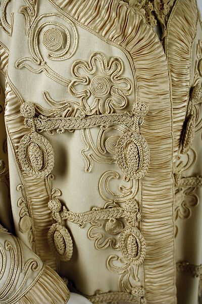 Opera coat, wool, silk, probably European