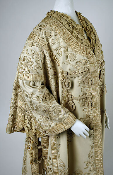 Opera coat, wool, silk, probably European