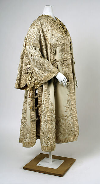 Opera coat, wool, silk, probably European