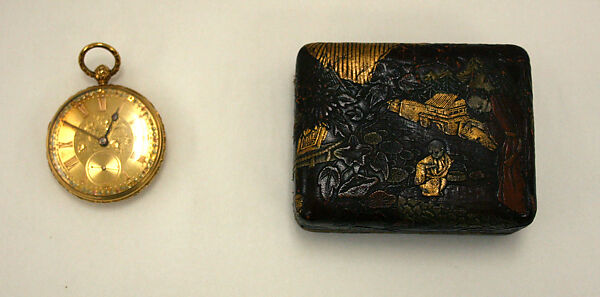 Watch, (a) gold
(b) leather, American