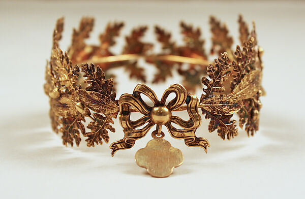 Tiara, copper gilt, French