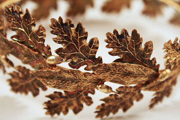 Tiara, copper gilt, French