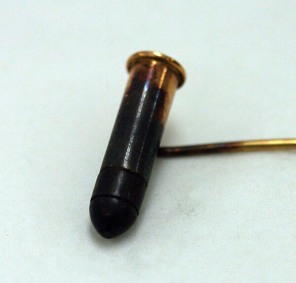 Stickpin, gold, American