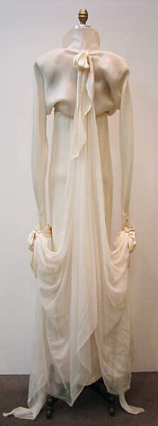 Evening dress, Emanuel Ungaro (French, 1933–2019), silk, metal, glass, rhinestone, French