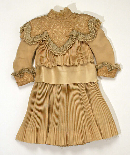 Dress, silk, American 