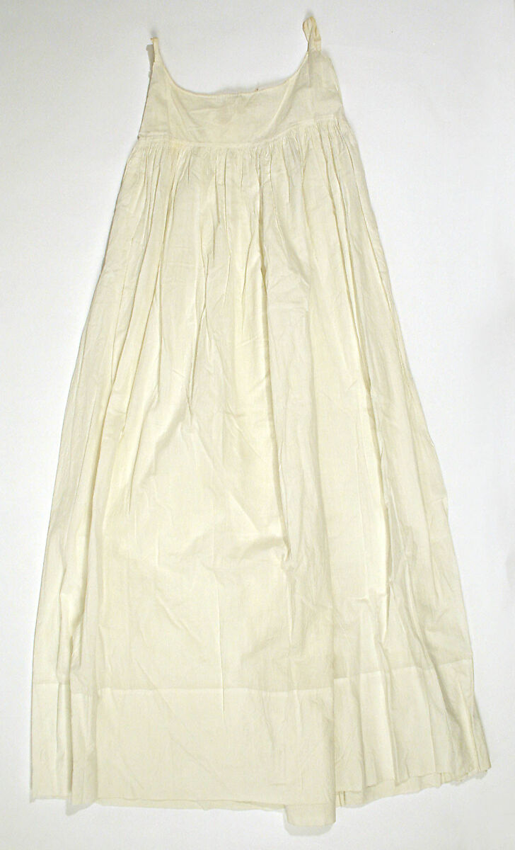 Christening dress, cotton, British