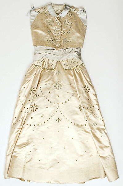 Dress, Norman Hartnell (British, 1901–1979), silk, British 