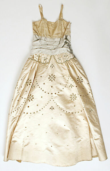 Dress, Norman Hartnell (British, 1901–1979), silk, British