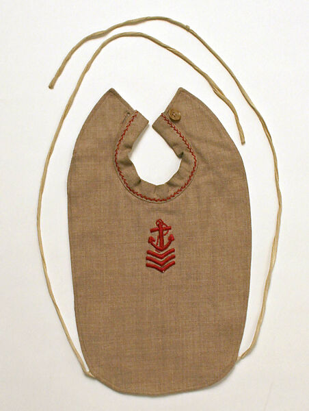 Sailor suit, wool, silk, cotton, American