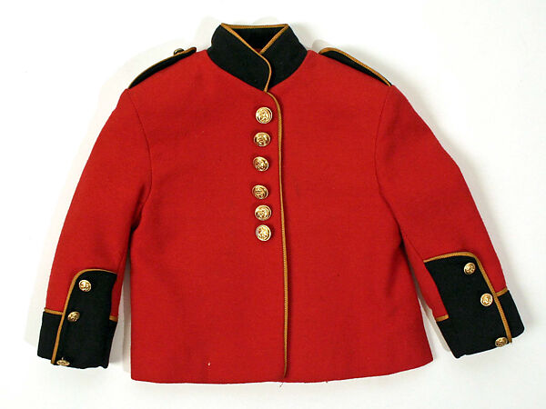 Ensemble, wool, metal, cotton, British 