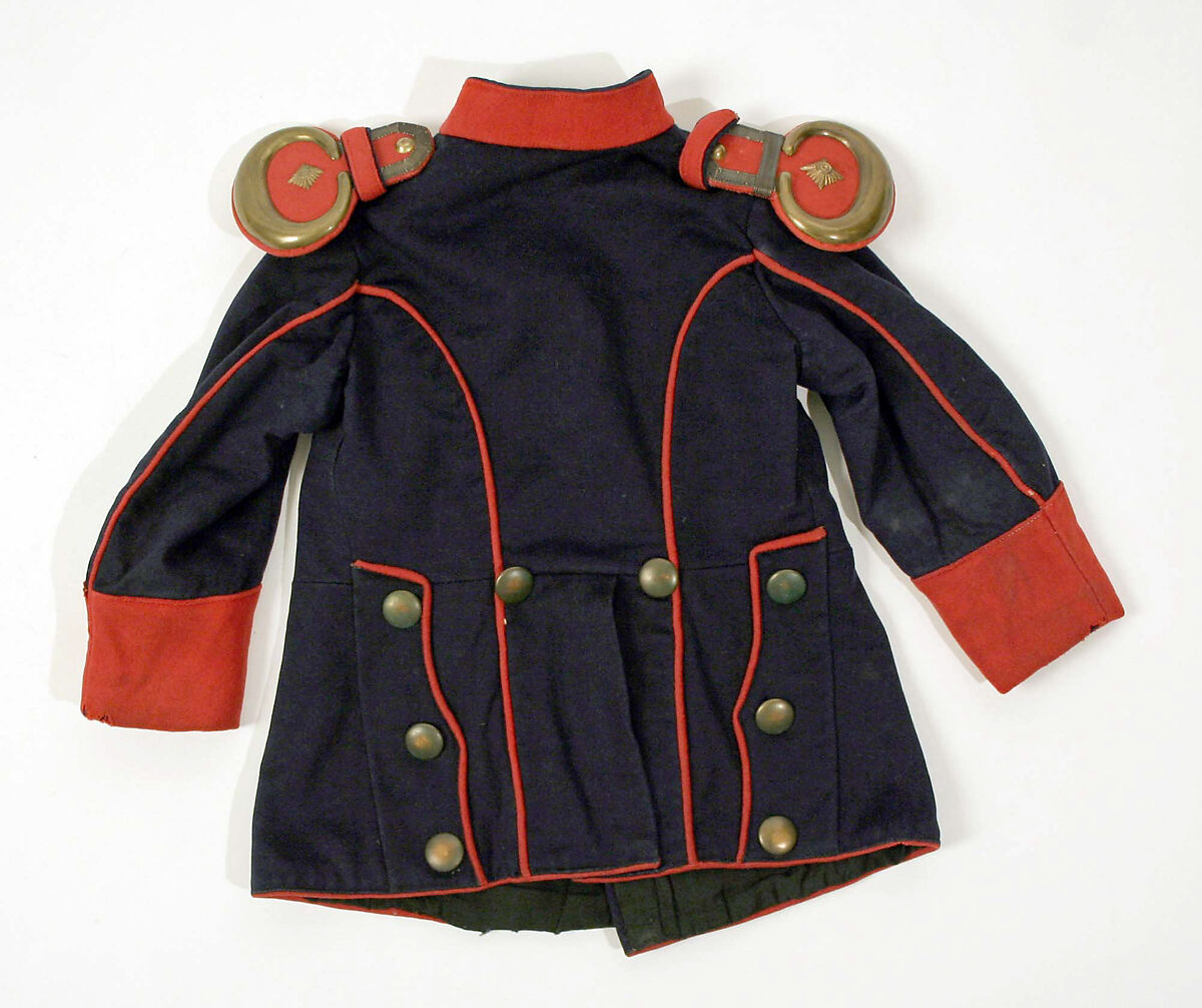 Jacket, wool, brass, metal, German