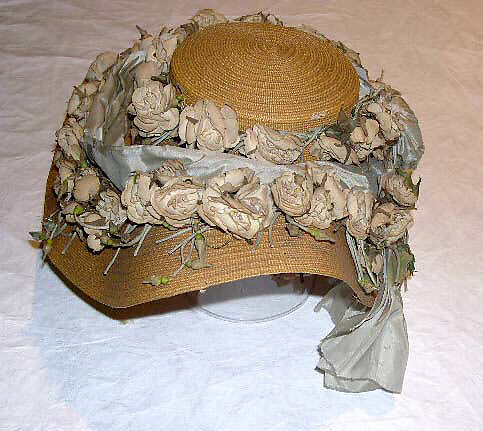 Bridesmaid ensemble, (a) Attributed to House of Paquin (French, 1891–1956), silk, straw, French