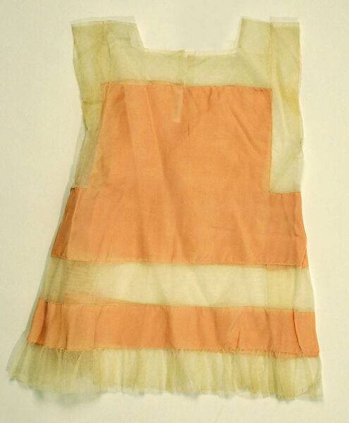Ensemble, cotton, silk, American