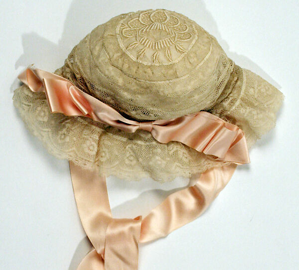 Ensemble, cotton, silk, American