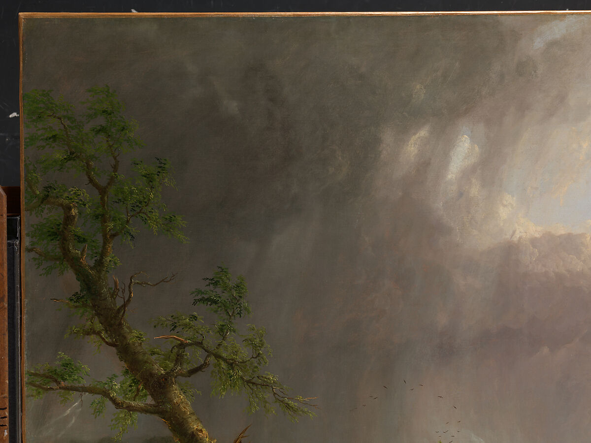 View from Mount Holyoke, Northampton, Massachusetts, after a Thunderstorm—The Oxbow, Thomas Cole (American, Lancashire 1801–1848 Catskill, New York), Oil on canvas, American