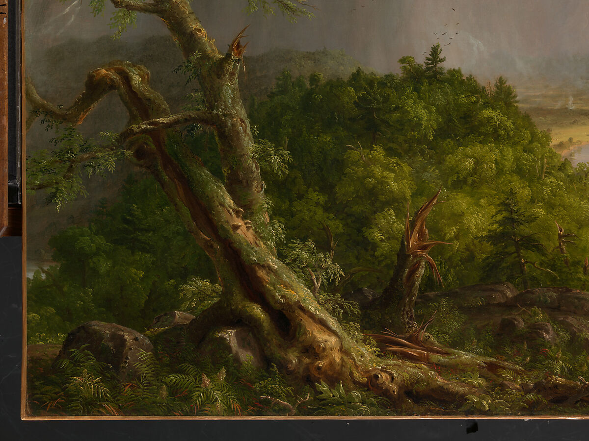 View from Mount Holyoke, Northampton, Massachusetts, after a Thunderstorm—The Oxbow, Thomas Cole (American, Lancashire 1801–1848 Catskill, New York), Oil on canvas, American