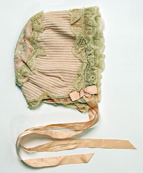 Ensemble, cotton, silk, European
