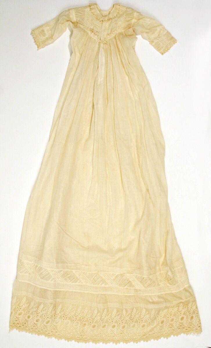 Dress, cotton, American