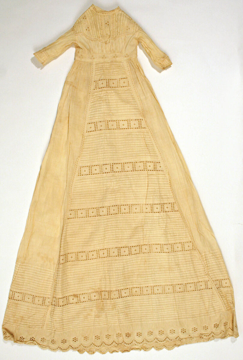 Dress, cotton, American 
