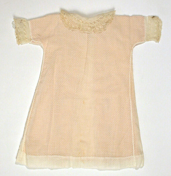 Robe, cotton, silk, American or European