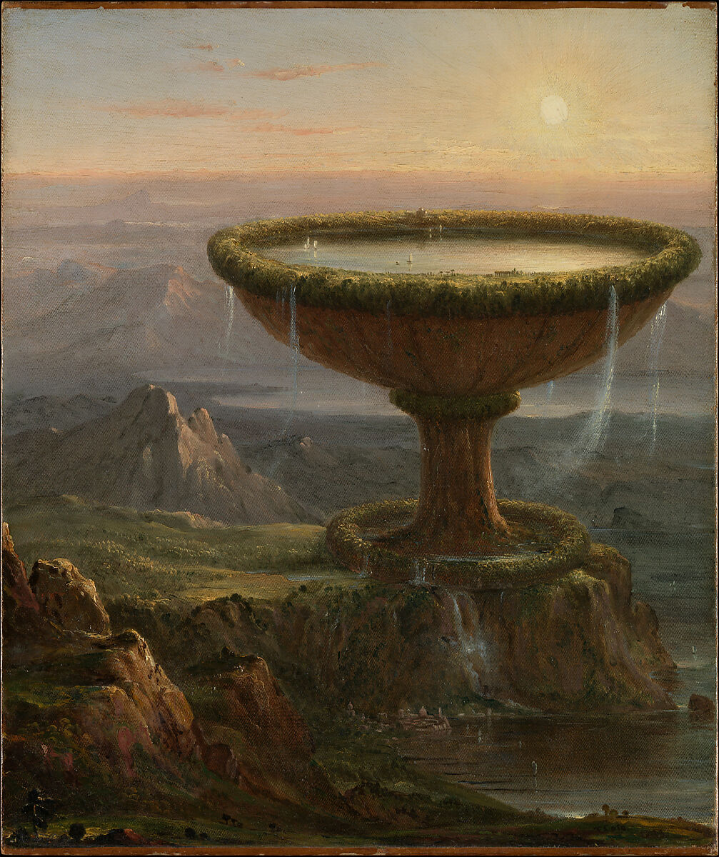 The Titan's Goblet, Thomas Cole (American, Lancashire 1801–1848 Catskill, New York), Oil on canvas, American 