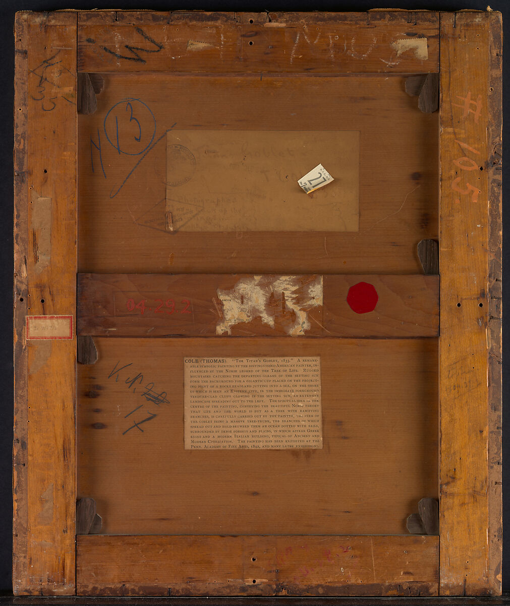 The Titan's Goblet, Thomas Cole (American, Lancashire 1801–1848 Catskill, New York), Oil on canvas, American