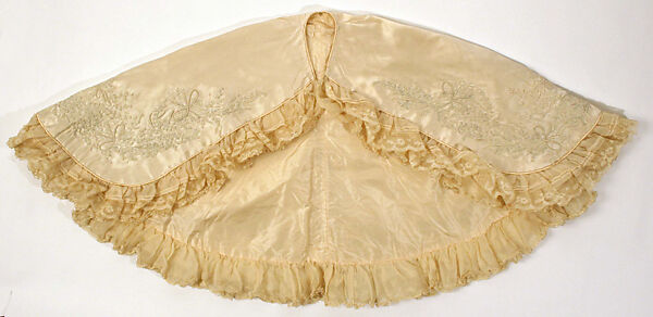 Christening ensemble, linen, American